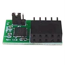 compatibile con -AOM-TPM-9670V-S TPM 2.0 verticale a 9 pin, adattatore, compatibile con Super Adapter