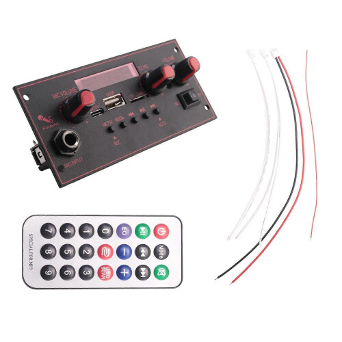 Πλακέτα ενισχυτή 2 x 10W Bluetooth Mp3 Αποκωδικοποιητής πλακέτα 1