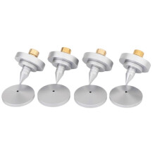 4 Pcs SP3535 Speaker Spike Isolation Feet Brass Cone Turntable Amplifier Hi Fi Speaker Stand Feet Fo