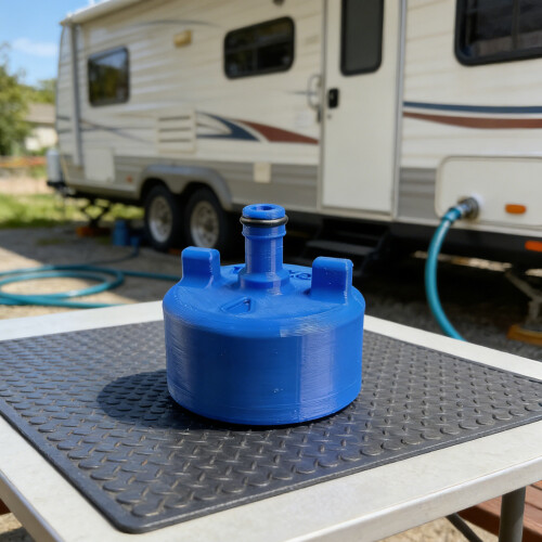 Adaptateur d'entrée d'eau Portable pour camping-car,-Bleu 1