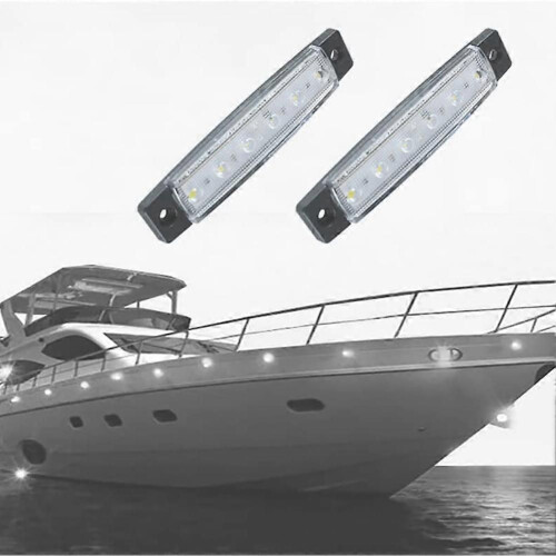 6 τεμάχια φώτα LED για θαλάσσια σκάφη, λωρίδα φωτισμού για 2