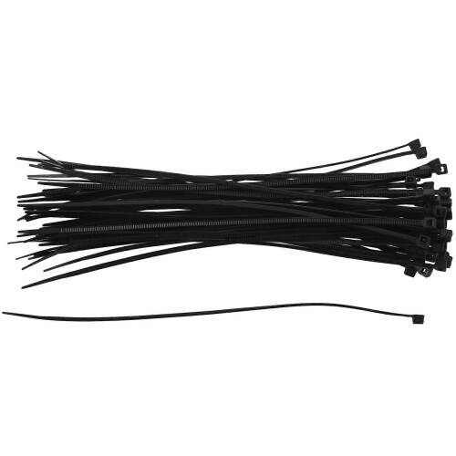 Cable Ties Cable / Zip Ties Colour:Black Size:140 mm x 2.5 mm 100Pcs 1