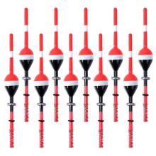 Set di 10 galleggianti da pesca, galleggianti per crappie, galleggianti a molla, accessori per galleggianti