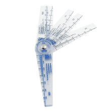 Plastic Feeler Gauge 0.05-1mm Thickness Measuring Tools 13 in 1 Feeler Gauge for Measuring Gaps