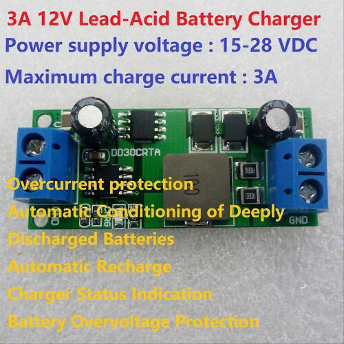 Φορτιστής μπαταρίας μολύβδου-οξέος 3A 12V 1-1000AH για φορτιστή σ 1