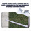 4 Pack Gutter Downspout Extensions Gutter Hinges Downspout Extension for Rectangle or Square Downspout 4