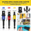 31 Pcs Flexible Drill Bit Extension Set, 105 Right Angle Drill Attachment, Rotatable Joint Socket ,Hex Socket Adapter 3