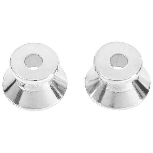 10 x Elakustisk Gitarr Basrem Knapp Skruv Lås Pinnar Pegs Pads Silver 1