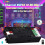 DOMRAEM ESP32 Dual PSU LED Controller Controller per strisce LED indirizzabili a 4 canali con microfono, 3