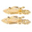 Screw Mount Curtain Tassel Tie Back Tieback Wall Hooks 6PCS Gold Tone 3
