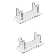 Acryl houder voor heren, compatibel met Viking Blade, -23C, transparant, 2 stuks