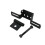 Universal Motorcycle Adjustable Folding License Plate Frame(Blcak) 2