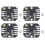 4PCS MT6701 Magnetic Encoder Module PWM/ Brushless Motor Magnetic Encoder ABZ Mode 1024 Lines Replac 1