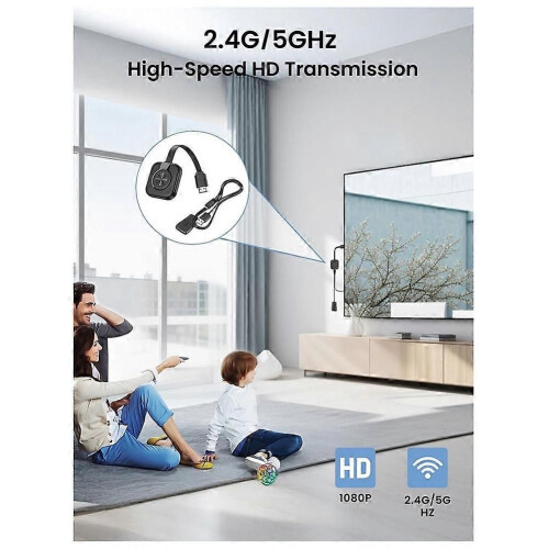 Ασύρματο Dongle Mirascreen συμβατό με HDMI για τηλεόραση/προβολέα/ 1