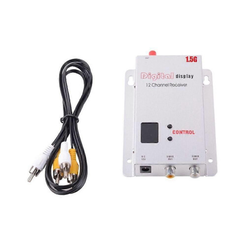 Δέκτης ήχου και βίντεο 1.5G 1.5W FPV VRX 12CH 1500mW για αεροσκάφος FPV μεγάλης εμβέλειας 1