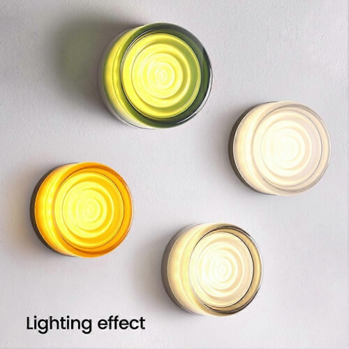 7W LED Light Μινιμαλιστικό Επιτοίχιο Φωτιστικό με 3 Χρωματικές 2