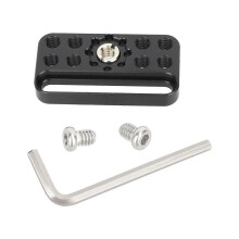Universal Cheese Plate Mini Quick Release Baseplate with 3/8inch -Style Mount for DIY Camera Rig Con