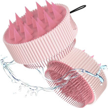 Scalp Massager Hair Growth,Scalp Scrubber Brush Tool with Double-Sided Soft Silicone Bristles,Head S