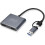 Προσαρμογέας συμβατός με USB 3.0 ή USB C για διπλές οθόνες, προ 1
