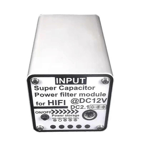 Φίλτρο ισχύος έκδοσης 12V3F DC2.1 Είσοδος/Έξοδος Κατάλληλο για HiFi Audio Video Equipment Amp Amplifier
