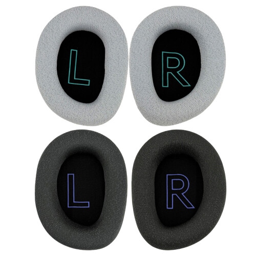 1Pair Memory Foam Soft Ear Pad Ear Cushions Cover For-Black 1