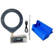 Mini SI4732 Radio Full Band LSB USB AM FM Radio HF SW MW VHF Portable Pocket Radio Transparent Case
