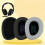 1Pair Memory Foam Soft Ear Pad Ear Cushions Cover For-Black 7