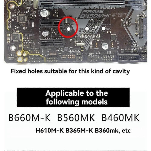 10 τεμάχια M.2 SSD Nylon Stanster, Βάση στήριξης αγκύρωσης για μητ 1