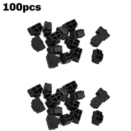 100 τεμάχια καλύμματα προστασίας από σκόνη RJ45, προστατευτι 1