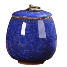 Tetera de cerámica portátil, té perfumado, tetera Dendrobium, urna para mascotas, tarro, polvo, ungüento,