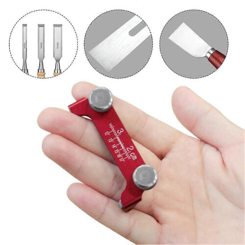Fixed Angle Knife Sharpener Honing Guide Chisel Sharpening Holder Guide for Woodworking Chisels and Planes with Scale 1