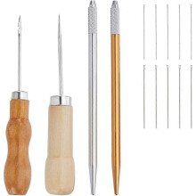 2 colori Strumento per l'impianto di capelli in acciaio inossidabile 304 con punteruolo - Strumento
