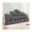 Large Bed Wedge Pillow for Headboard Support, King Size Reading Pillow for Bed Backrest, Low‑Profile Comfort 1