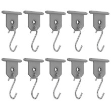 10Pcs Sturdy Metal Awning Hooks for RV Camping Outdoor Hanging Accessories Party Light Hangers and