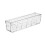 Transparent & Gray Plastic Drawer Organizer for Underwear and Socks - Wall-Mounted Storage Solution 1