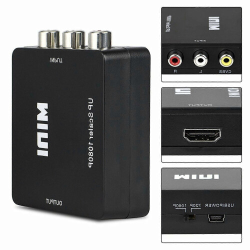 Mini Portable USB Charge Transverter Adjustable 720P/1080P High Definition Converter