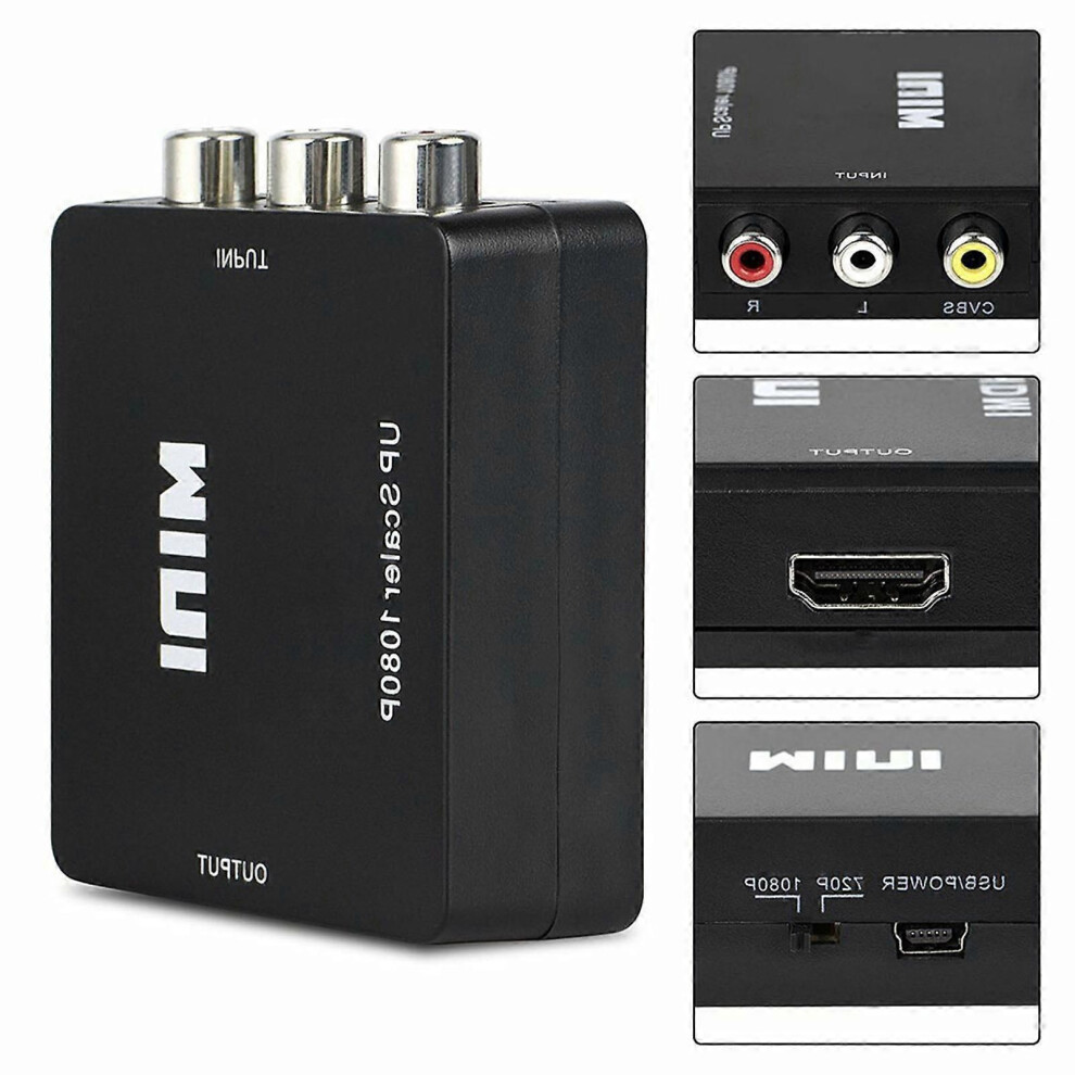 Mini Portable Usb Charge Transverter Adjustable 720P/1080P High Definition Converter 9409192968845