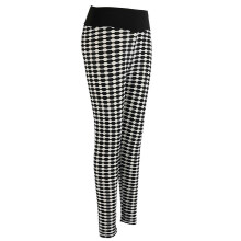 Leggings de yoga elásticos de cintura alta para mujer, color negro y blanco, compatibles con WorkoutM