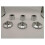 Speaker Isolation Stand Lead Alloy Adjustable Tray Pad Silver 2