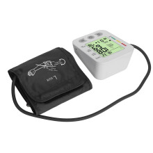 Upper Arm Blood Pressure Monitor Automatic Large LCD Display Accurate Data Digital Pulse Rate Monitor with Arm Cuff Without English Broadcast