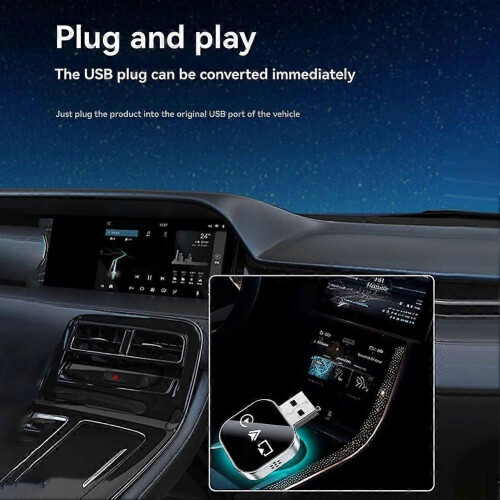 Ασύρματος προσαρμογέας αυτοκινήτου 3 σε 1 Smart Carplay Airplay Android 2