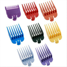 8pcs Professional Hair Clipper Guards Set, Plastic Trimmer Guards Replacement Colorful Hair Cutting