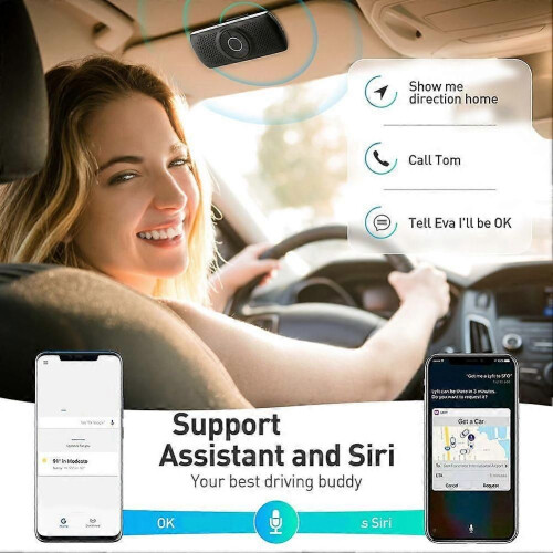 Ηχείο αυτοκινήτου Bluetooth 5.3, Κλήσεις Hands-Free, Μουσική, για Sir 2