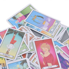 Juego de tarot Golden Girls de 78 piezas/caja para adivinar el futuro: amor, matrimonio, amistad, salud