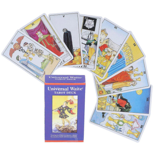 80pcs Tarot Cards Interactive Desktop Game English Divination Tarot Cards Entertainment Tools