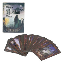 Baraja de Tarot Clásica con Patrón Único, Adivinación del Destino, Juego de Mesa de Cartas de Tarot