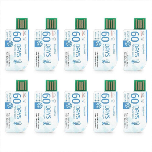 10 τεμάχια TempU05S Καταγραφικό Θερμοκρασίας USB Αναλυτής Θε