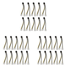 30 pezzi Cavo convertitore di alimentazione PCI Express da Molex 4 pin a PCI Express 8 pin per scheda
