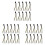 30 τεμάχια 2 Molex 4 ακίδων σε 8 ακίδων κάρτα γραφικών PCI Express Κ 1