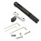 Enkelt set Sadel Headless Elgitarr Stallstycke med Skiftnyckel för Headless Elgitarr Svart 1